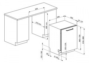 Посудомоечная машина Смег STLA865A-1 фото 3 в Тюмени Посудомоечная машина Smeg STLA865A-1 фото 3 в Тюмени