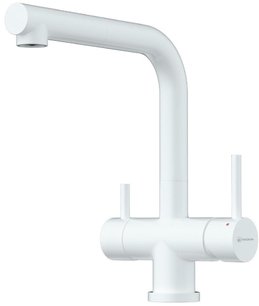 Omoikiri (мойка BOSEN 80-2-WH + смеситель TAKAMATSU-S PW) фото 3 в Тюмени