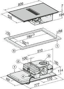 Варочная панель с вытяжкой Miele KMDA 7272 FR-U фото 4 в Тюмени