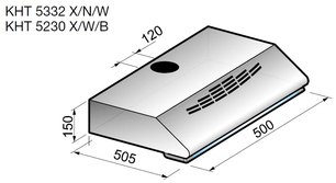 Вытяжка Кертинг KHT 5332 W фото 2 в Тюмени Вытяжка Korting KHT 5332 W фото 2 в Тюмени