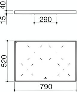 Индукционная варочная панель Barazza 1PKC80N фото 4 в Тюмени