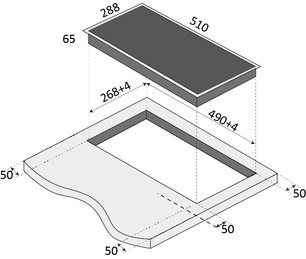 Электрическая варочная панель Brandt BPV6222B фото 4 в Тюмени