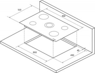 Варочная панель Kuppersberg FA90RC фото 2 в Тюмени