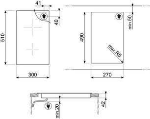 Варочная панель Smeg SE2320ID1 фото 2 в Тюмени
