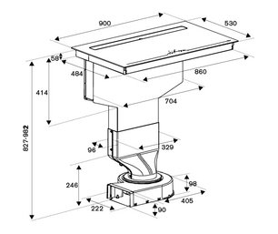 Варочная панель со встроенной вытяжкой Bertazzoni P904IBHNE фото 4 в Тюмени