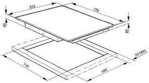 Варочная панель Smeg SE2773TC2 фото 2 в Тюмени