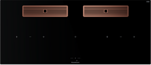 Индукционная варочная поверхность с вытяжкой Kuppersbusch KMI 12850.0 SR-E Copper фото в Тюмени