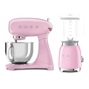 Smeg 50`s Style (блендер BLF03PKEU + миксер SMF03PKEU) фото в Тюмени