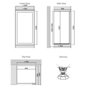 Винный шкаф Dunavox DAVG-72.185DOP.TO фото 4 в Тюмени