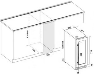 Винный шкаф Climadiff CLE18 фото 3 в Тюмени