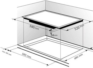 Варочная панель Zigmund Shtain CIS 027.60 BX фото 2 в Тюмени