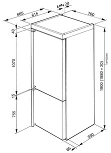 Холодильник Smeg FA800AO9 фото 2 в Тюмени