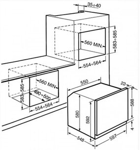 Духовой шкаф Смег SCP805A-8 фото 2 в Тюмени Духовой шкаф Smeg SCP805A-8 фото 2 в Тюмени