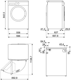 Стиральная машина Смег WM3T24RU фото 4 в Тюмени Стиральная машина Smeg WM3T24RU фото 4 в Тюмени