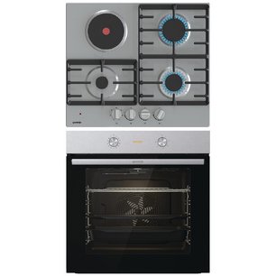 Gorenje (варочная панель GE681X + духовой шкаф BO6717E03X) фото в Тюмени