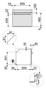 Духовой шкаф Смег SF800AO фото 4 в Тюмени Духовой шкаф Smeg SF800AO фото 4 в Тюмени