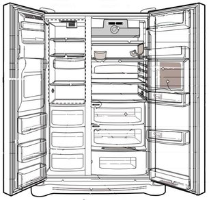 Холодильник Смег SBS800P9 фото 3 в Тюмени Холодильник Smeg SBS800P9 фото 3 в Тюмени