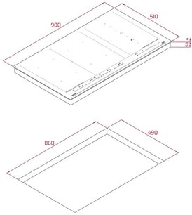 Индукционная варочная панель Teka IZF 99700 MST BLACK фото 2 в Тюмени