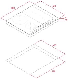 Индукционная варочная панель Teka IZS 66800 MST BLACK фото 2 в Тюмени