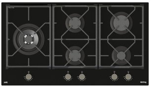 Газовая стеклянная варочная панель Korting HGG 9987 CTN FLC фото в Тюмени