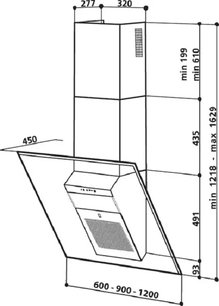 Вытяжка Де Дитрих DHD 497 XE 1 фото 4 в Тюмени Вытяжка De Dietrich DHD 497 XE 1 фото 4 в Тюмени