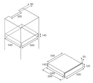 Встраиваемый ящик для подогрева Bertazzoni WD60C фото 4 в Тюмени