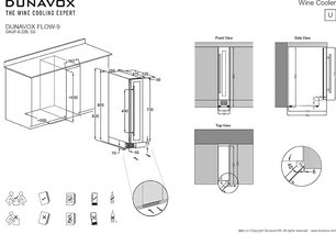 Встраиваемый винный шкаф Dunavox DAUF-9.22C фото 2 в Тюмени