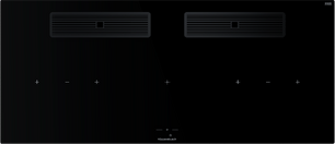 Индукционная варочная поверхность с вытяжкой Kuppersbusch KMI 12850.0 SR-E Black Velvet фото в Тюмени