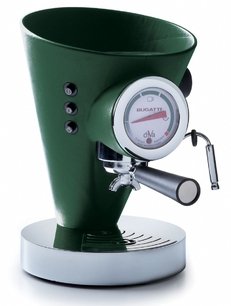 Кофеварка Bugatti DIVA Leather Green фото в Тюмени