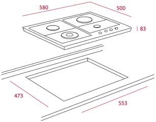 Варочная панель Teka EH 60 4G AI AL TR CI NAT ANTHR. OS фото 3 в Тюмени