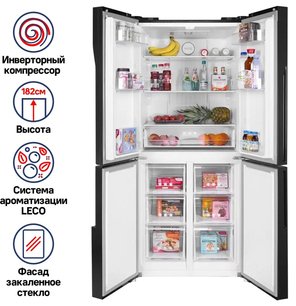 Холодильник Маунфилд MFF182NFBE фото 2 в Тюмени Холодильник Maunfeld MFF182NFBE фото 2 в Тюмени