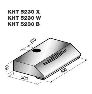 Вытяжка Кертинг KHT 5230 B фото 2 в Тюмени Вытяжка Korting KHT 5230 B фото 2 в Тюмени