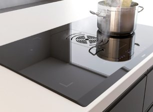 Варочная панель с вытяжкой Pando E-390/78 V.1130 ECO PLUS + DIFUSOR LAT фото в Тюмени