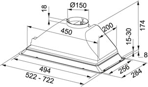 Встраиваемая вытяжка Франке FBI 502 ECO GR фото 3 в Тюмени Встраиваемая вытяжка Franke FBI 502 ECO GR фото 3 в Тюмени
