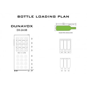 Винный шкаф Dunavox DAFT-24.68DSC фото 4 в Тюмени