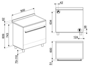 Варочный центр Smeg C9GMN9-1 фото 4 в Тюмени