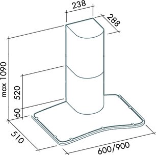 Вытяжка Фалмек Astra 60 ix (800) ECP фото 3 в Тюмени Вытяжка Falmec Astra 60 ix (800) ECP фото 3 в Тюмени