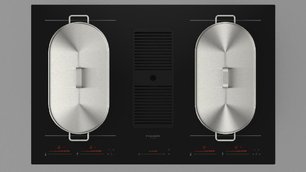 Варочная панель с встроенной вытяжкой Fulgor Milano FCLHD 8041 HID TS BK2 фото 4 в Тюмени