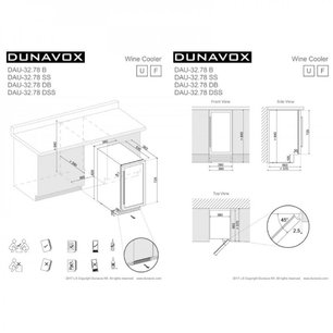 Винный шкаф Dunavox DAU-32.78DW фото 4 в Тюмени