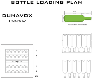 Винный шкаф Dunavox DAB-25.62DSS.TO фото 4 в Тюмени