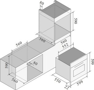 Духовой шкаф Ilve OV601GT3/BK фото 2 в Тюмени
