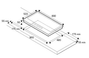 Газовая варочная панель Bertazzoni P905CHERAX фото 4 в Тюмени