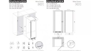 Винный шкаф Dunavox DX-143.468SS фото 3 в Тюмени