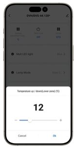 Встраиваемый винный шкаф Dunavox DVH-70.185DSS.TO фото 4 в Тюмени