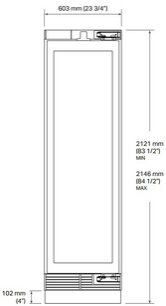 Встраиваемый винный шкаф Signature Kitchen Suite SKSCW243RP фото 4 в Тюмени