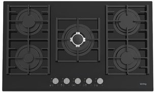 Газовая стеклянная варочная панель Кертинг HGG 9835 CTN фото в Тюмени Газовая стеклянная варочная панель Korting HGG 9835 CTN фото в Тюмени