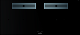 Индукционная варочная поверхность с вытяжкой Kuppersbusch KMI 12850.0 SR-E Stainless steel фото в Тюмени