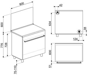 Варочный центр Smeg CX91GM фото 2 в Тюмени