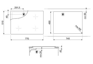 Варочная панель Smeg SE385EMTB фото 4 в Тюмени