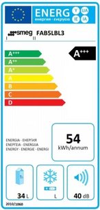 Мини-бар Smeg FAB5LOR3 фото 3 в Тюмени